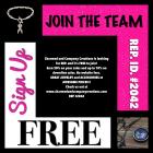 FREE sign ups, Join the Team